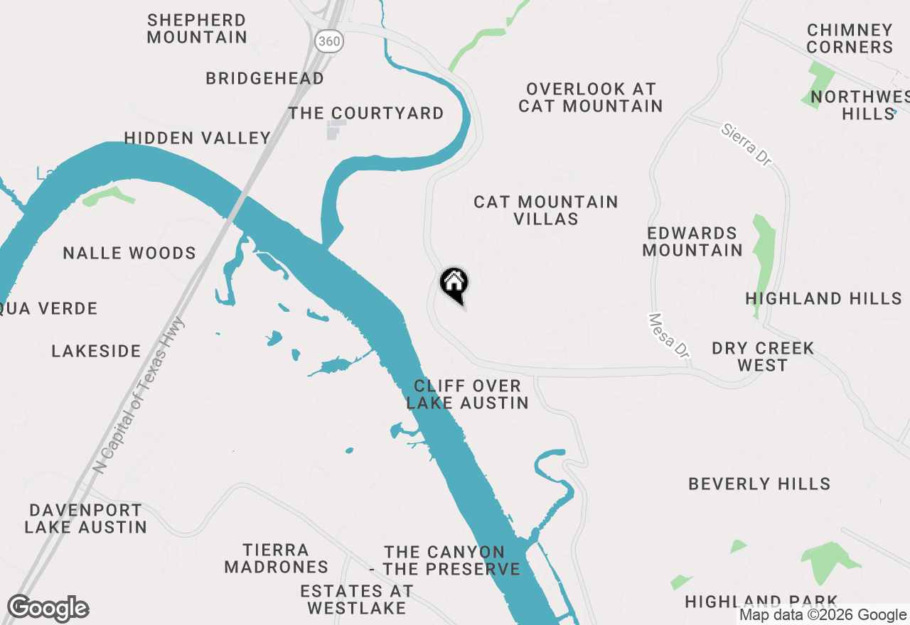 Map of 5819 Westslope Dr, Austin, TX 78731