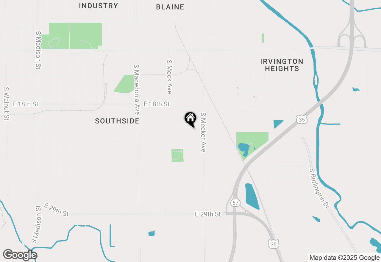 Map of 2803 S Sycamore Avenue, Muncie, IN 47302