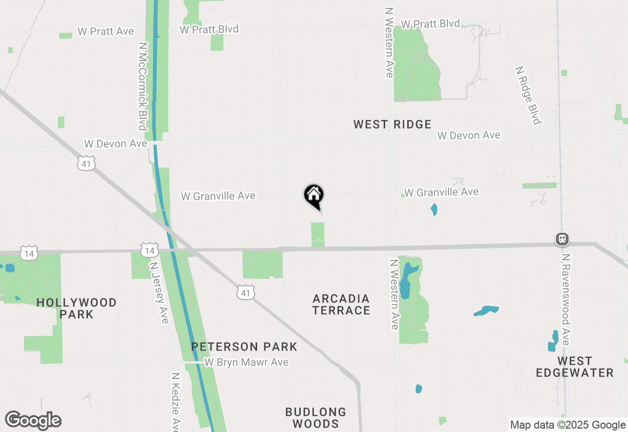 Map of 6111 N Washtenaw Avenue #2, Chicago, IL 60659