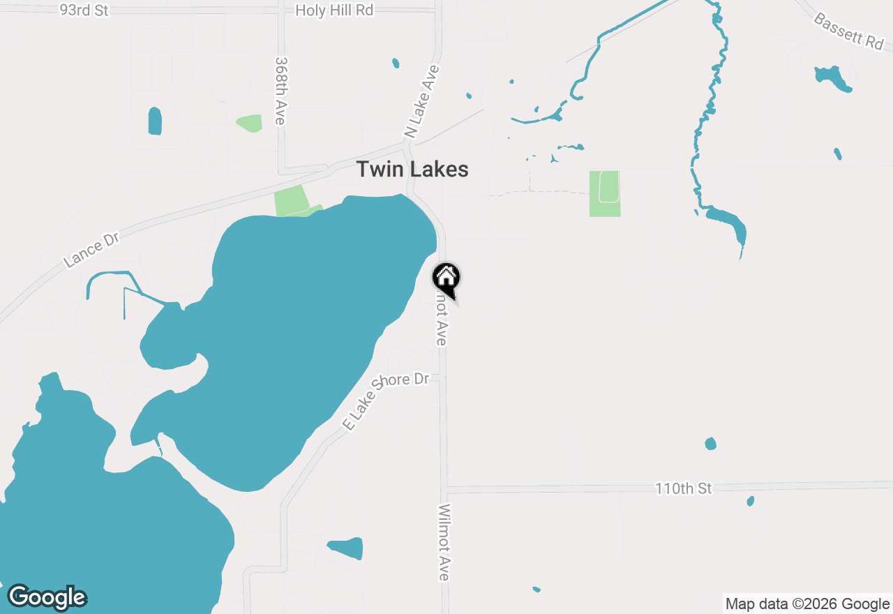 Map of 1006 Wilmot Ave, Twin Lakes, WI 53181
