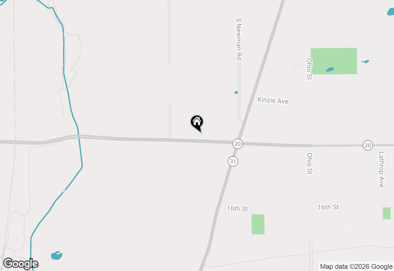 Map of 5760 Hunter Dr, Mount Pleasant, WI 53406