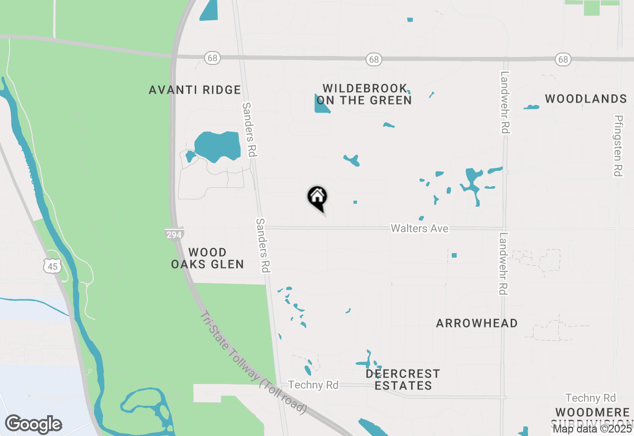 Map of 3829 Eastwind Court, Northbrook, IL 60062
