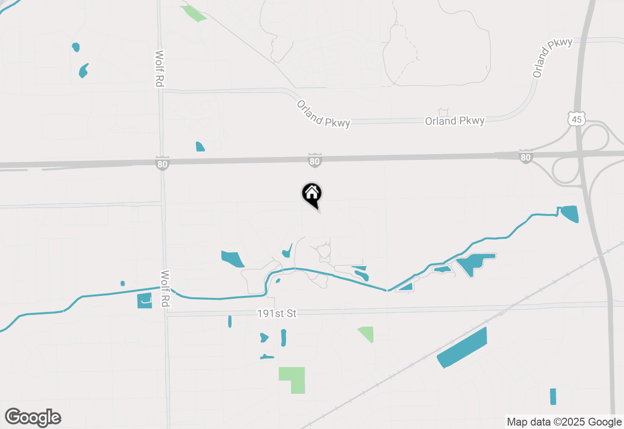 Map of 10635 Canterbury Drive, Mokena, IL 60448