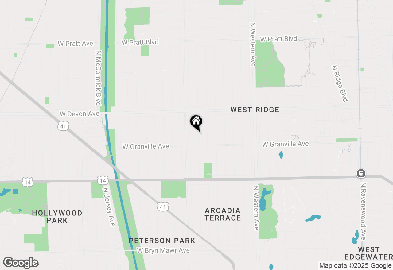 Map of 6237 N Fairfield Avenue #2, Chicago, IL 60659