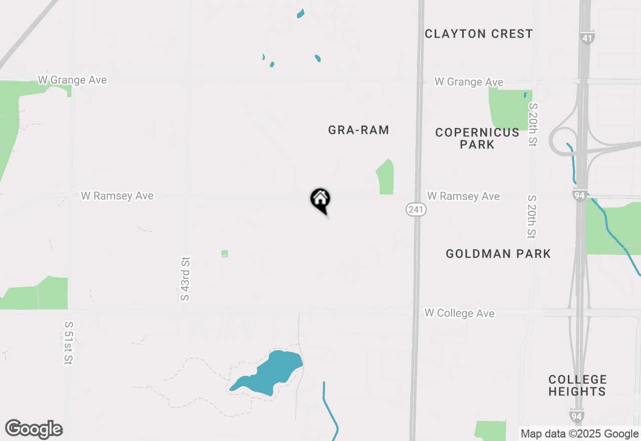 Map of 5970 S 34th St, Greenfield, WI 53221