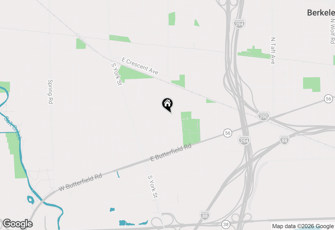 Map of 794 S Poplar Avenue, Elmhurst, IL 60126