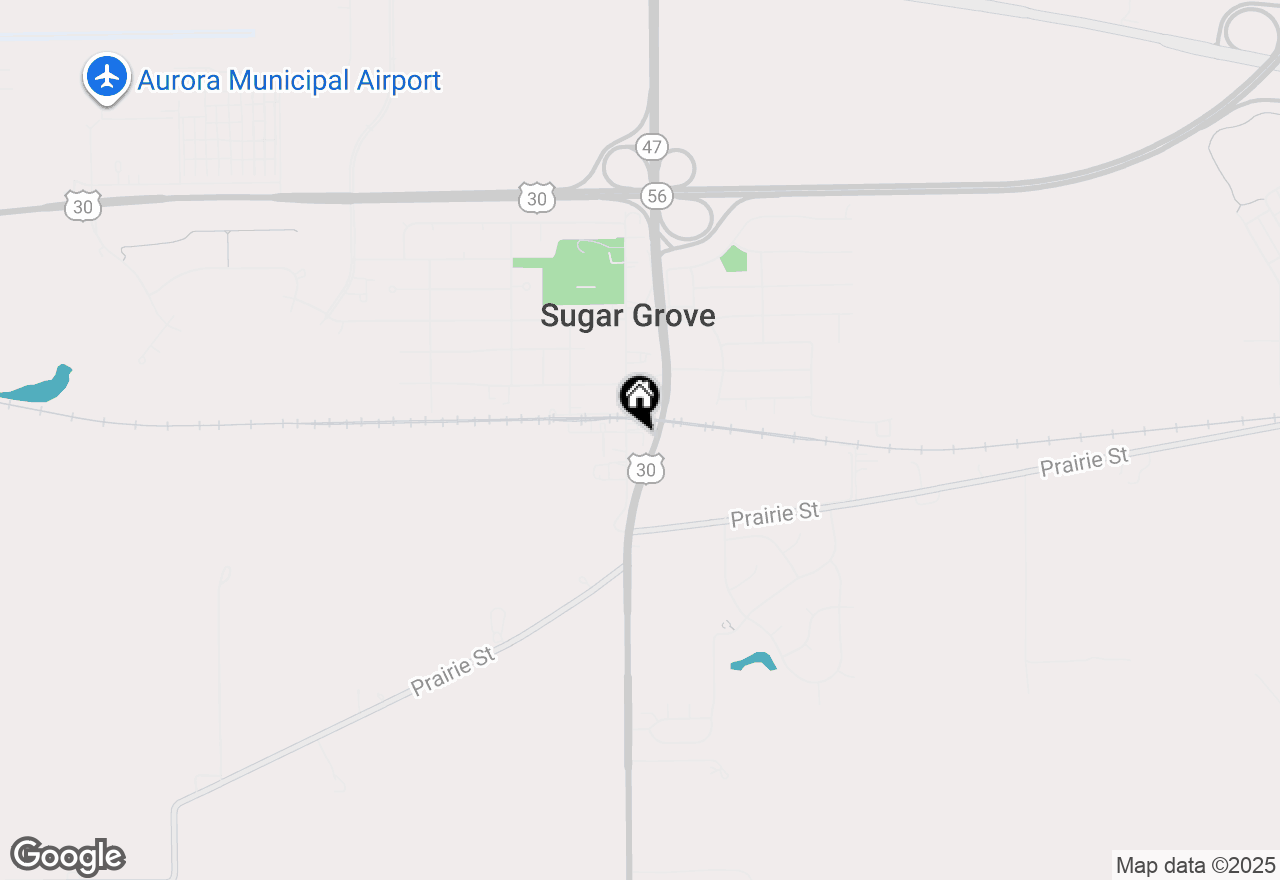 Map of 250 S Main Street #B, Sugar Grove, IL 60554