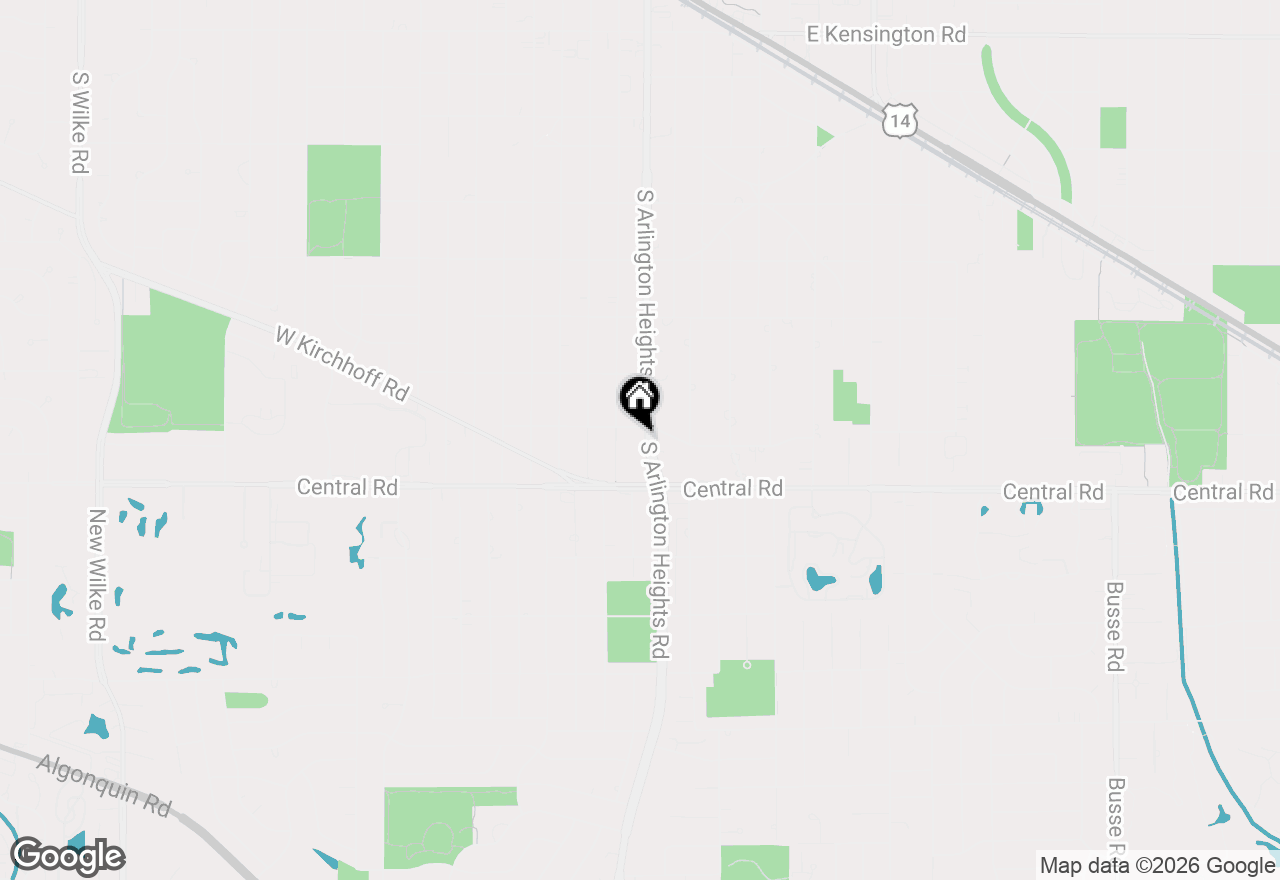 Map of 908 S Arlington Heights Road, Arlington Heights, IL 60005