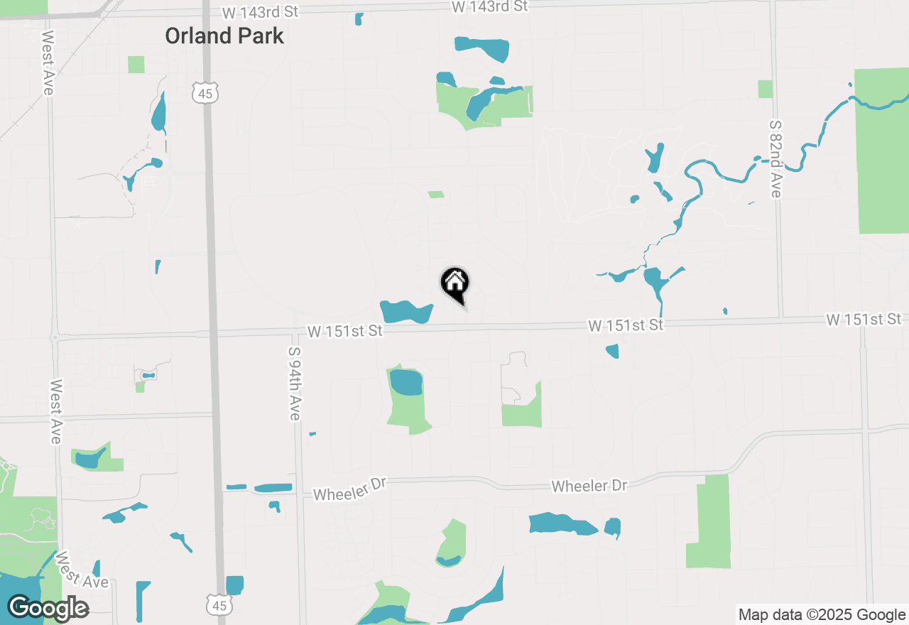 Map of 14949 Lakeview Drive #204, Orland Park, IL 60462