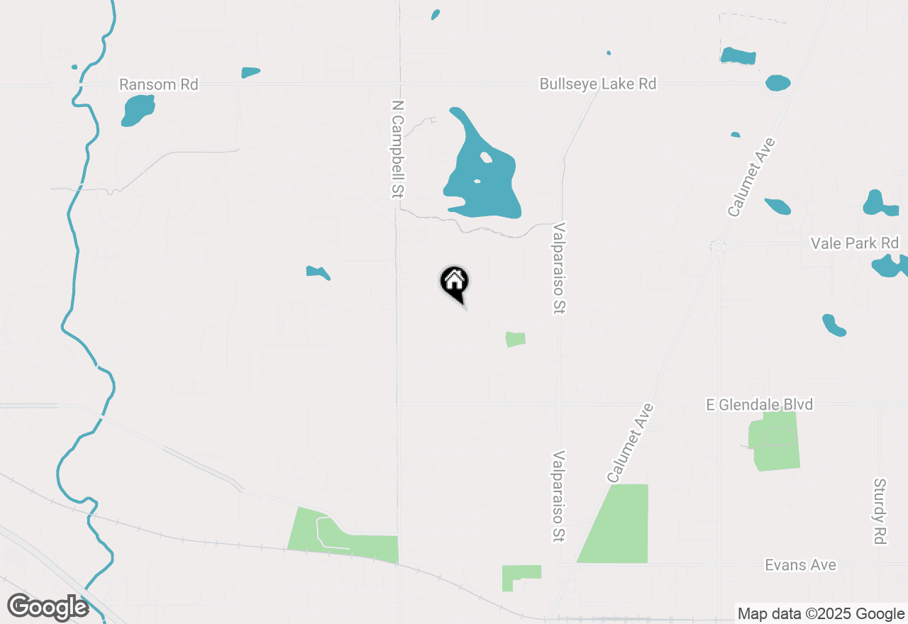 Map of 2306 Vine Street, Valparaiso, IN 46383