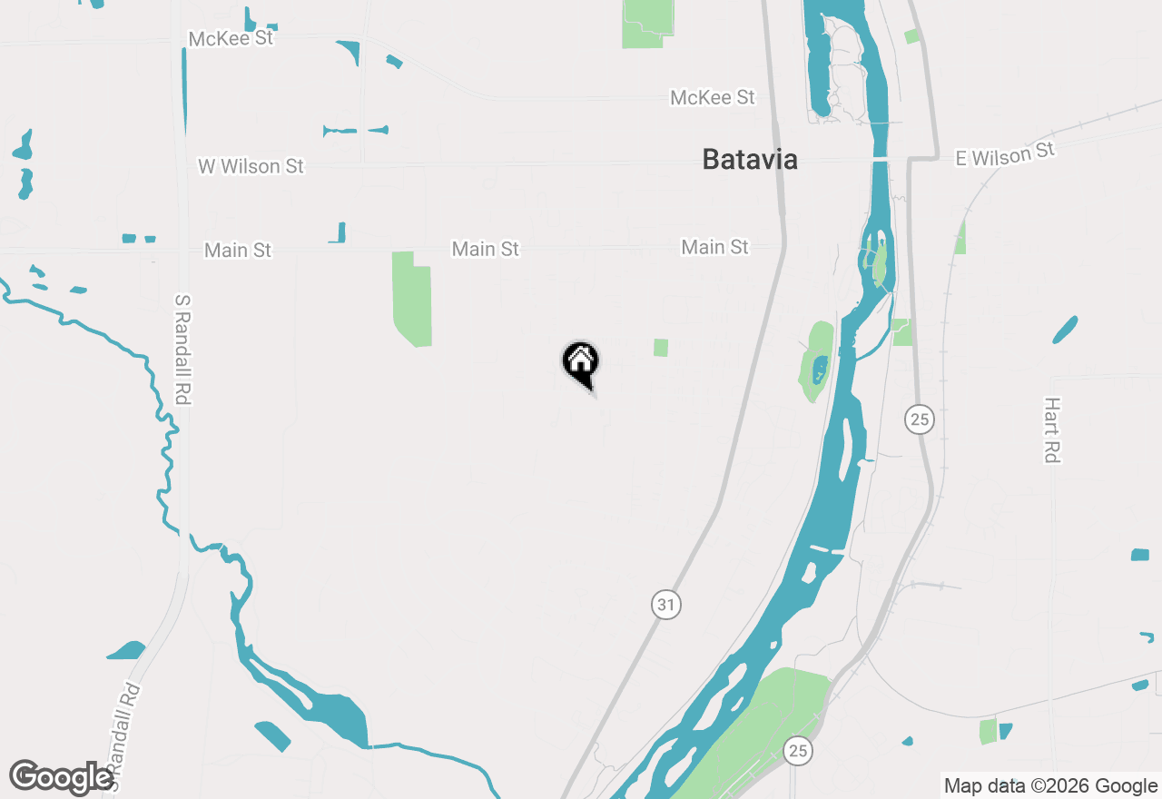 Map of 826 Morton Street, Batavia, IL 60510