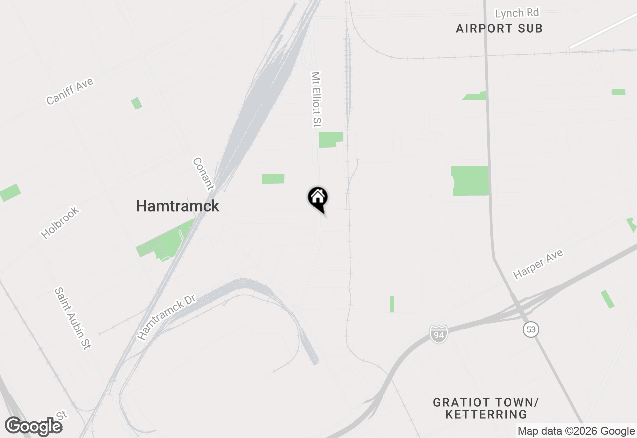 Map of 8637 Mount Elliott Street, Detroit, MI 48211