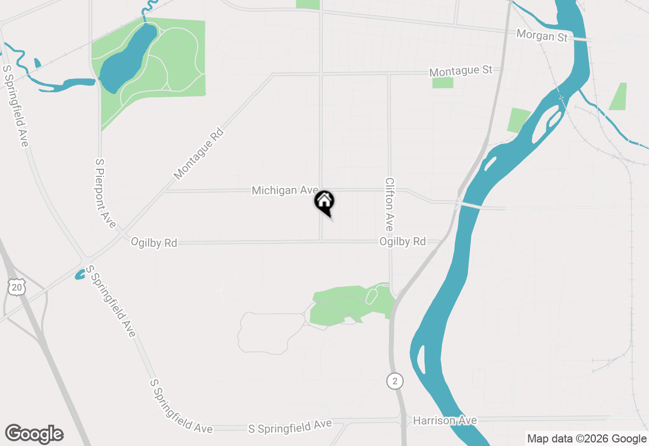 Map of 2312 S Central Avenue, Rockford, IL 61102