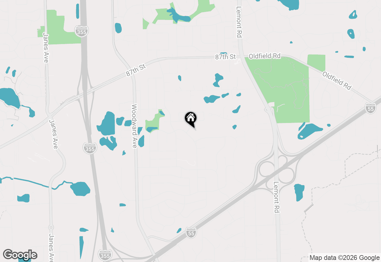 Map of 8903 Vail Lane, Woodridge, IL 60517