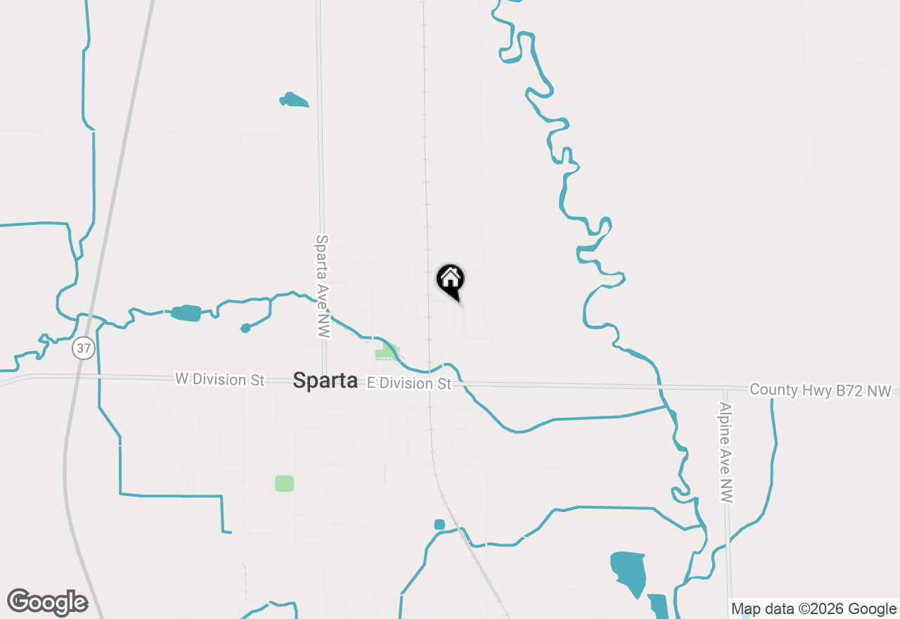 Map of 180 Loomis Street, Sparta, MI 49345