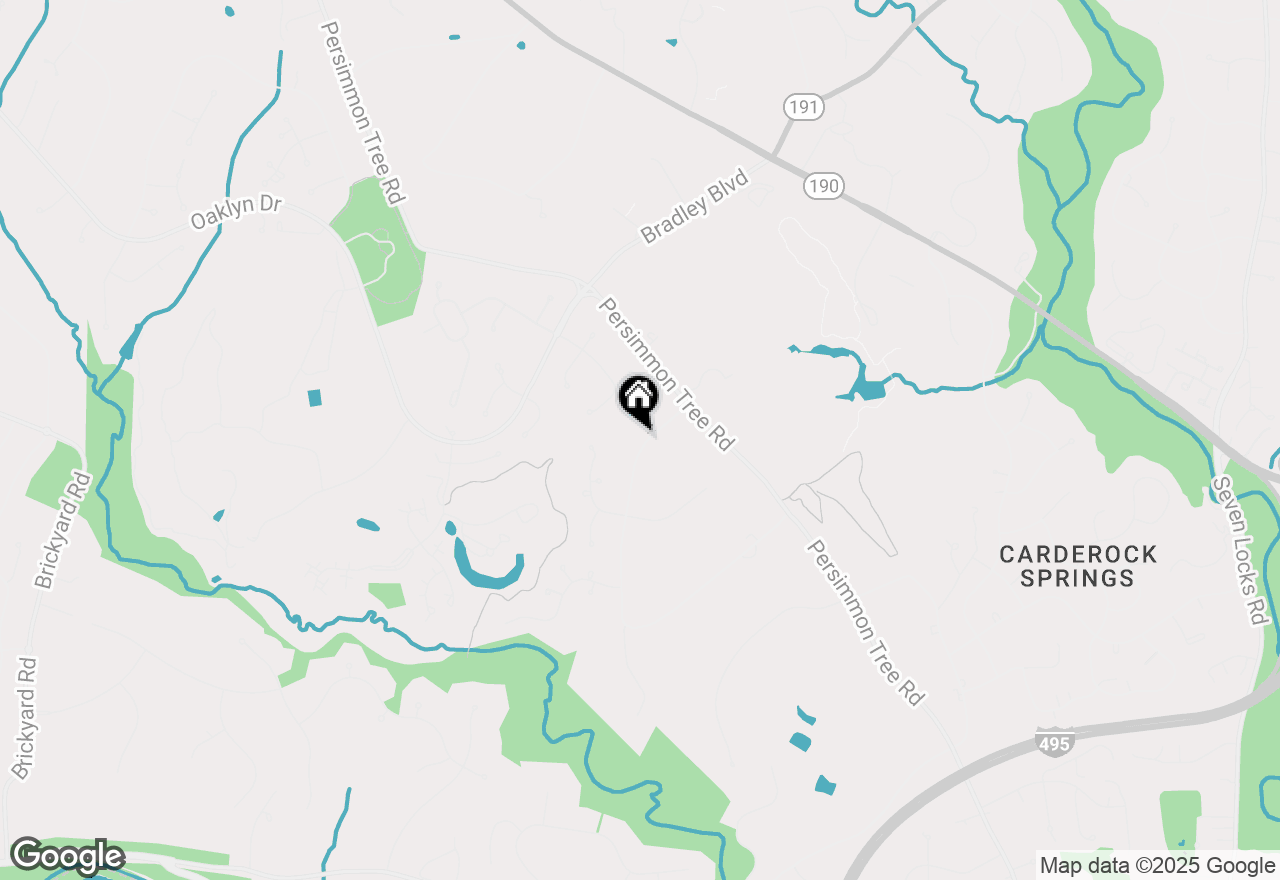 Map of 8913 Holly Leaf Lane, Bethesda, MD 20817