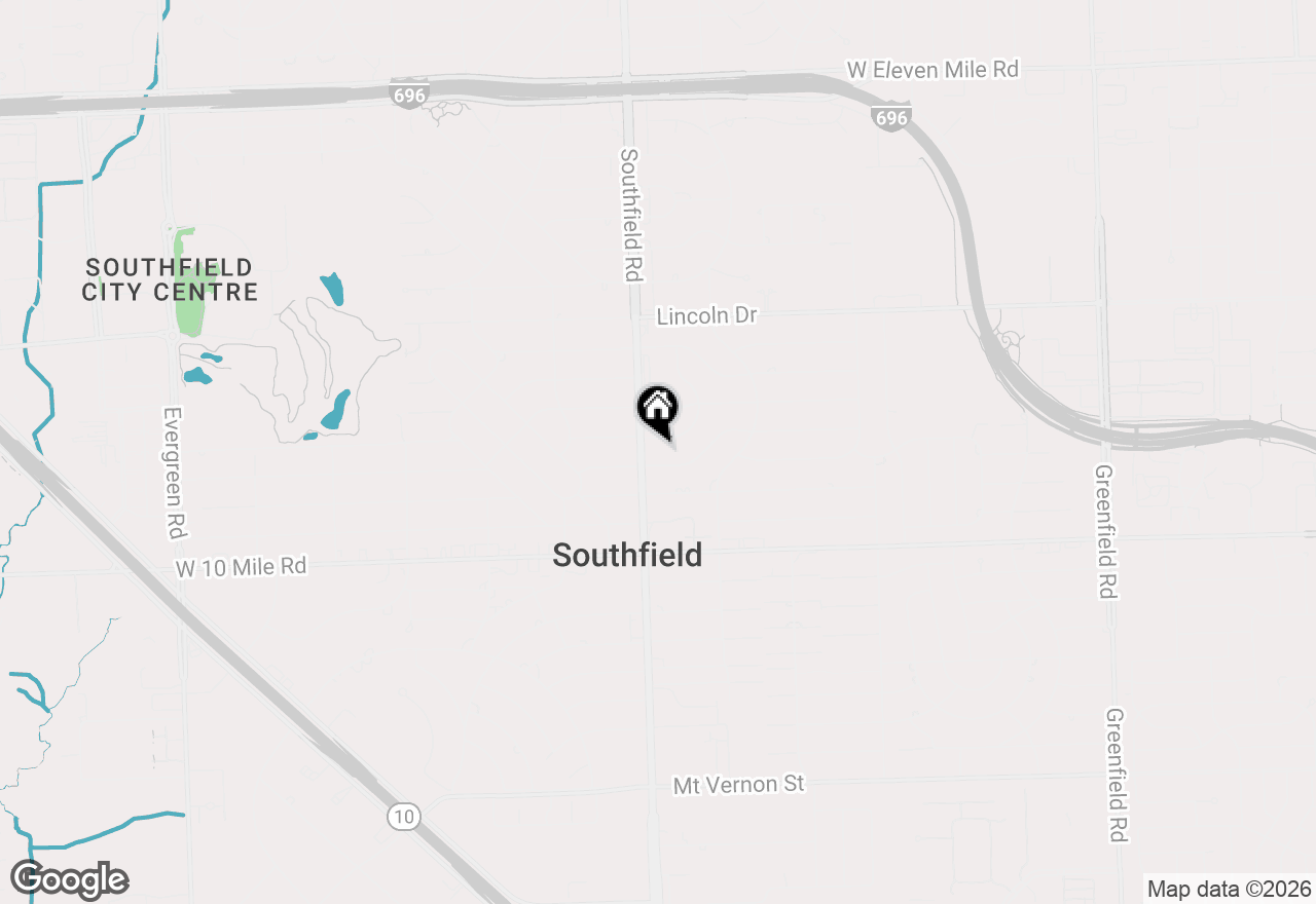 Map of 25430 Southfield Rd # A-b1, Southfield, MI 48075