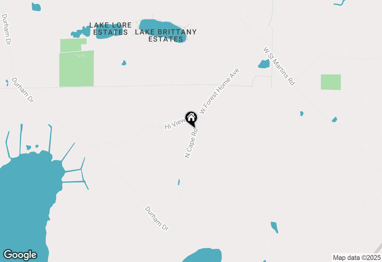Map of W124S8171 N Cape Rd, Muskego, WI 53150