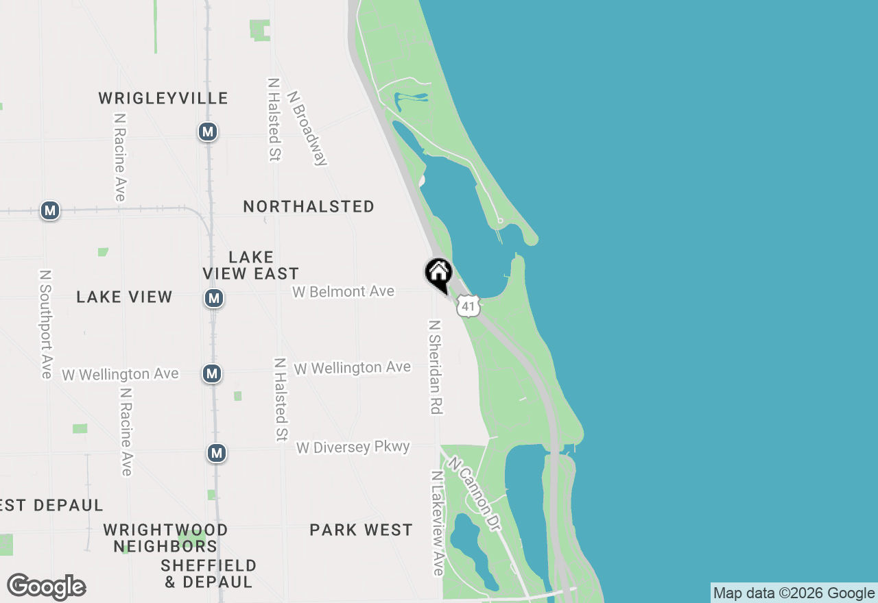 Map of 3180 N Lake Shore Drive #4B, Chicago, IL 60657
