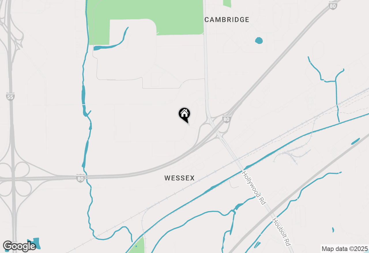 Map of 1601 Rock Creek Boulevard, Joliet, IL 60431