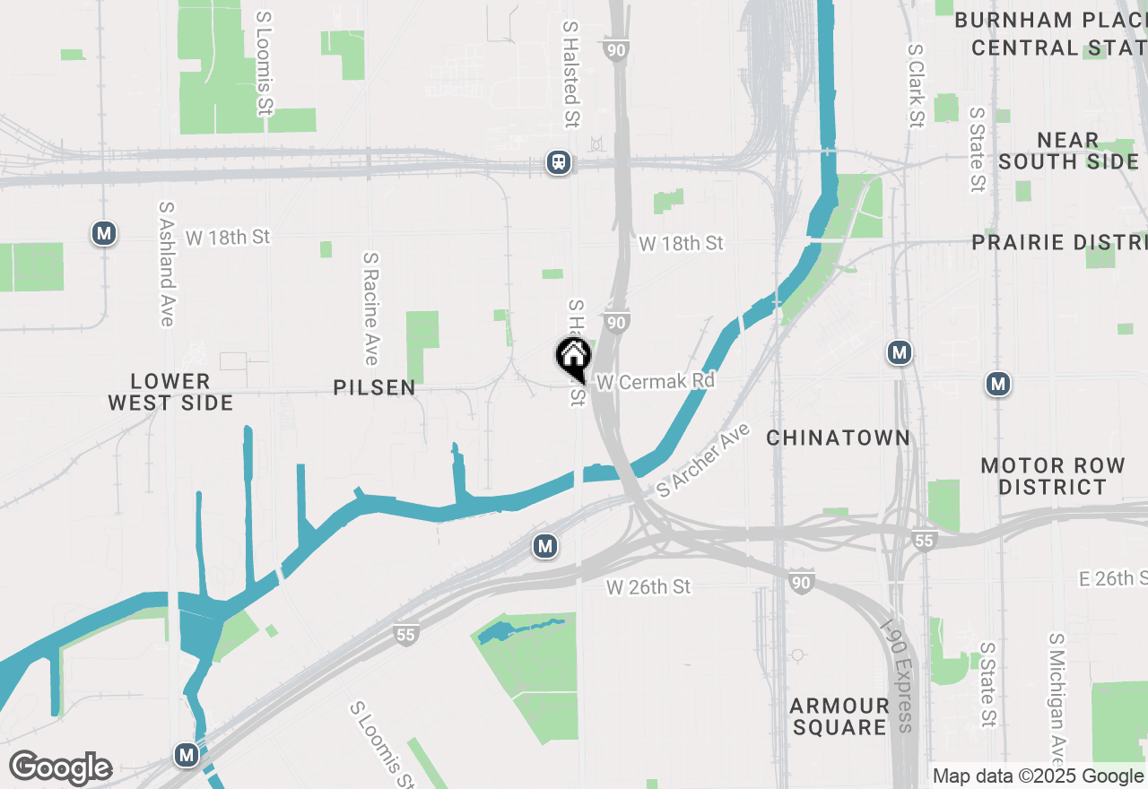 Map of 2210 S Halsted Street, Chicago, IL 60608