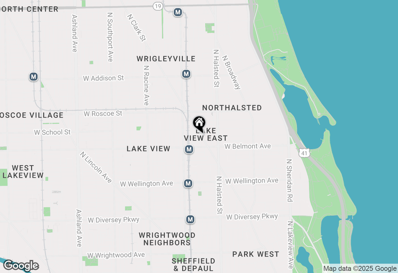 Map of 3248 N Clark Street #3F, Chicago, IL 60657