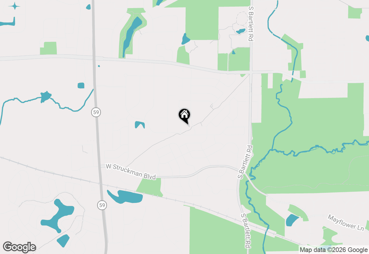 Map of 751 Leaf Court, Bartlett, IL 60103