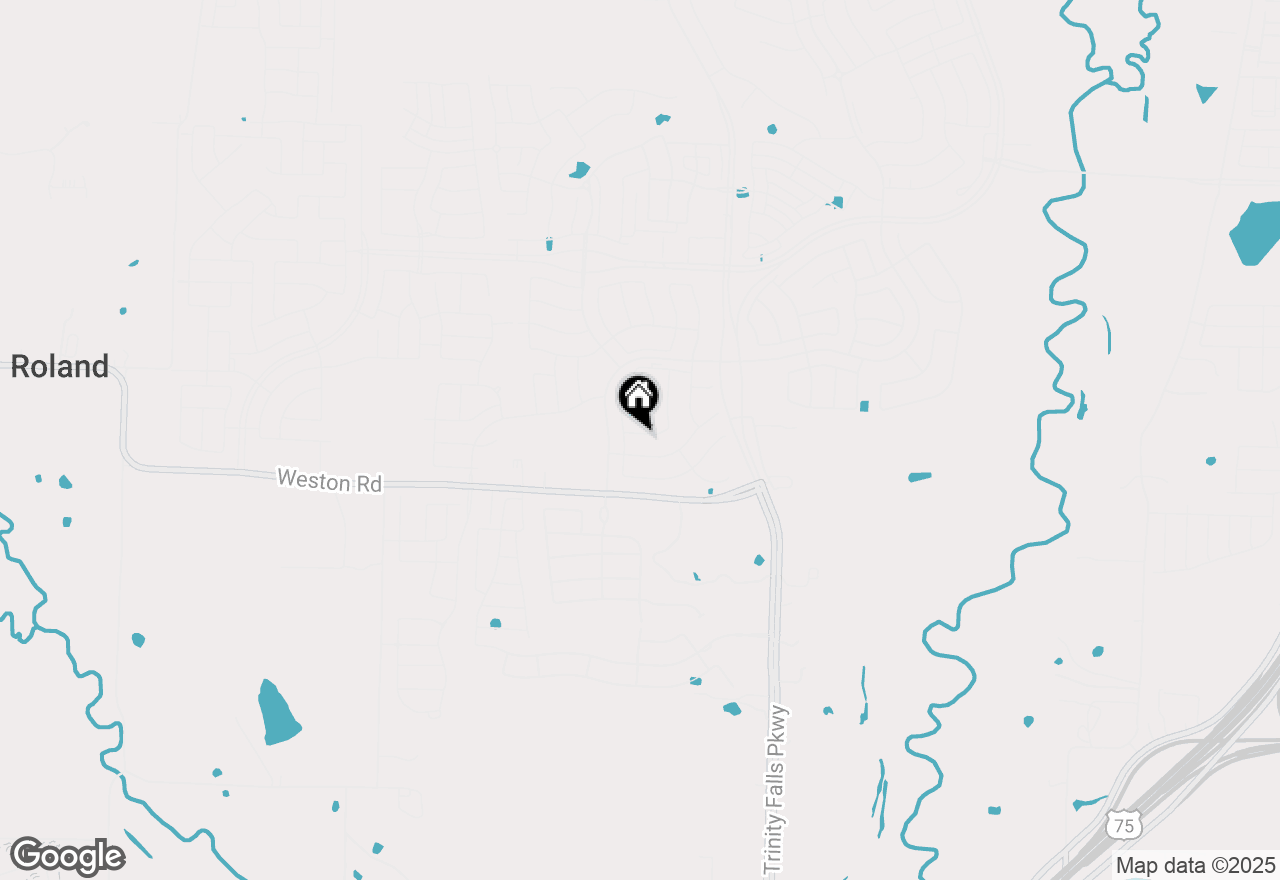 Map of 1005 Benbrook Trail, Mckinney, TX 75071