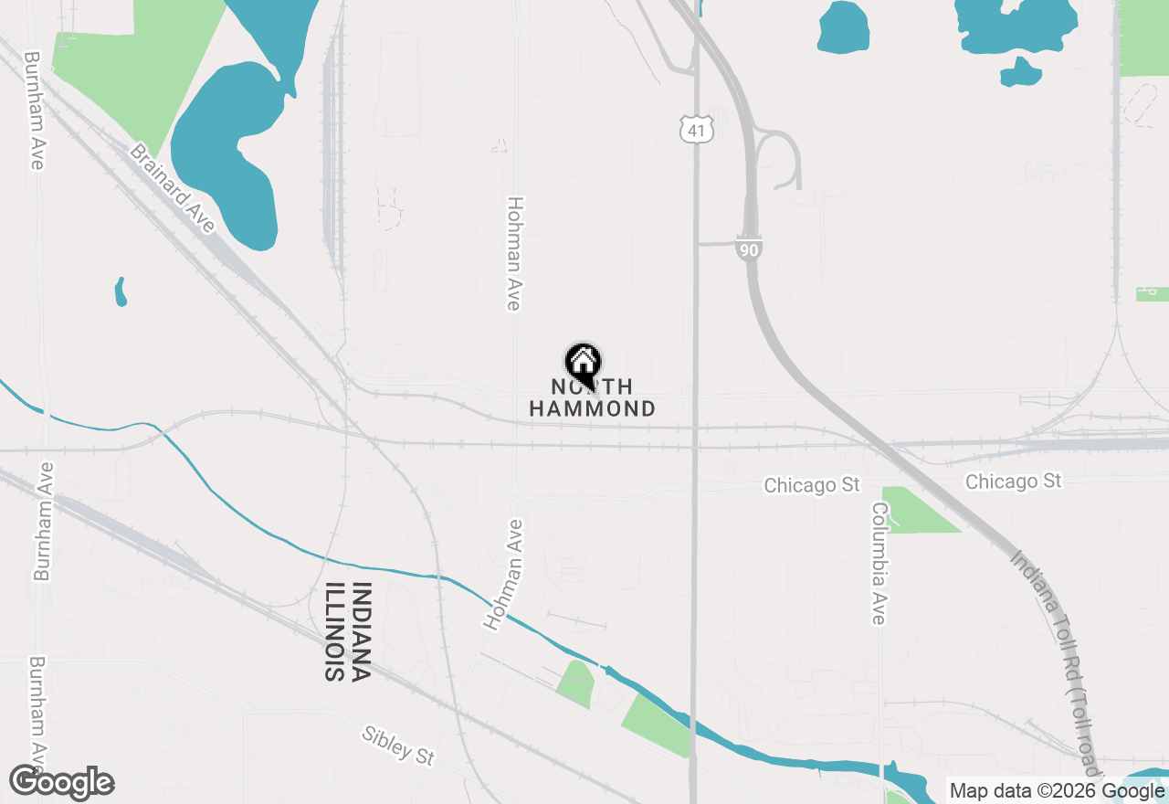 Map of 546 Gostlin Street, Hammond, IN 46327