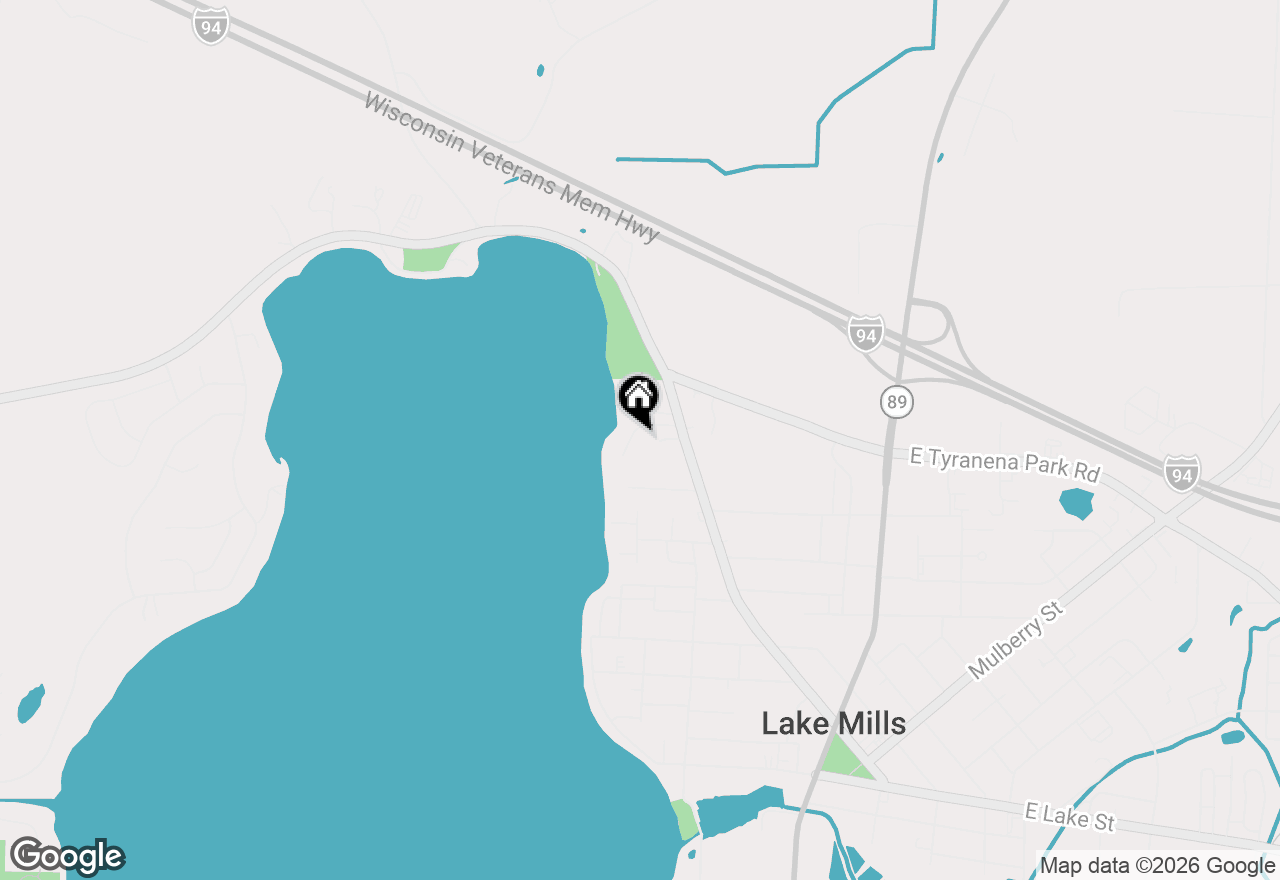 Map of W7849 Shore Acres Rd, Lake Mills, WI 53551