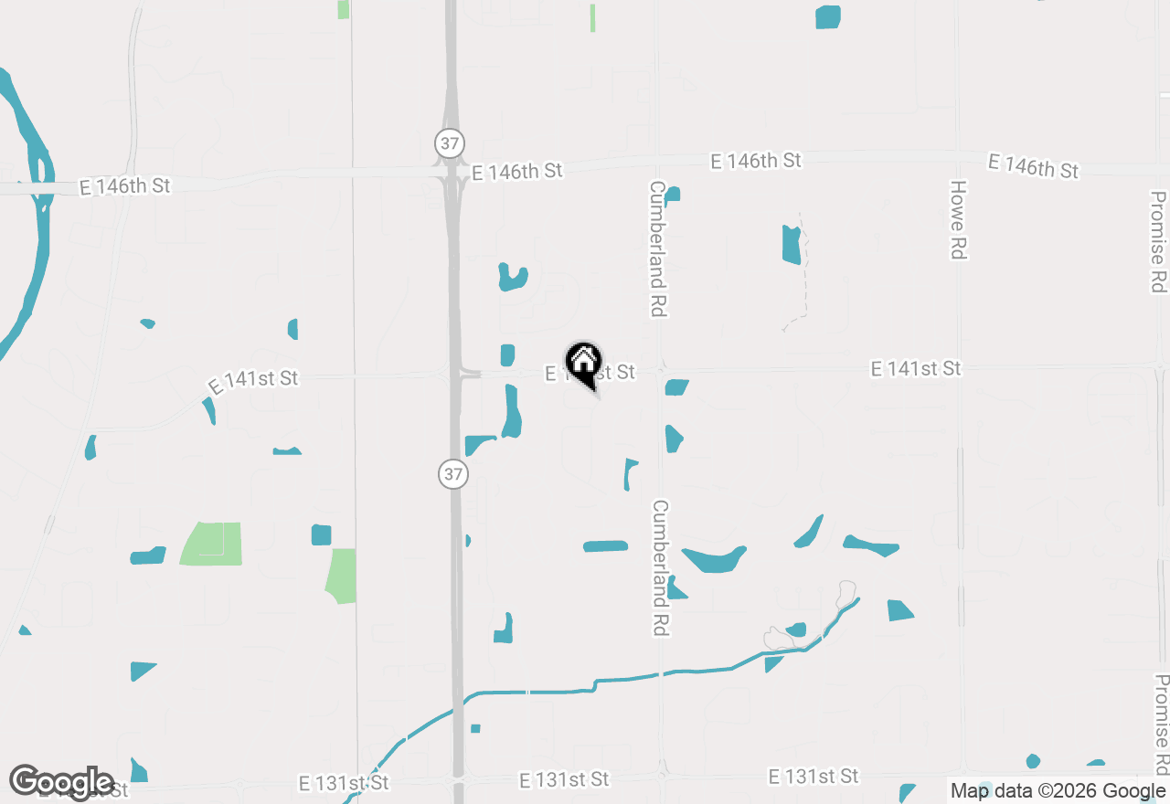 Map of 9596 Feather Grass Way, Fishers, IN 46038