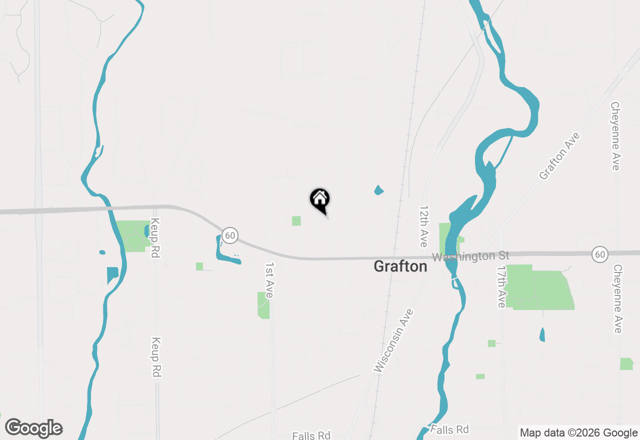 Map of 1038 4th Ave, Grafton, WI 53024