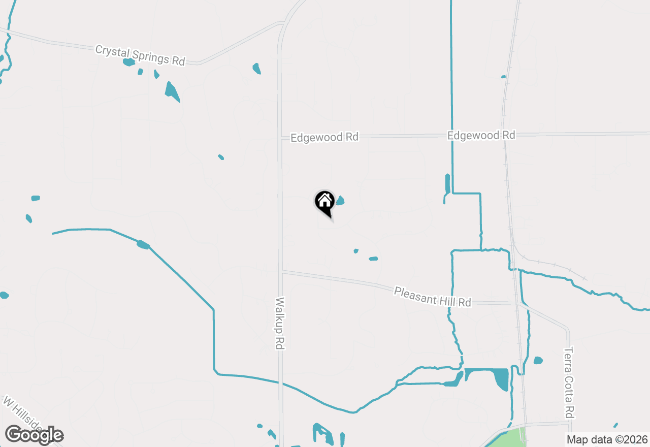 Map of 6136 Hidden Oak Drive, Crystal Lake, IL 60012