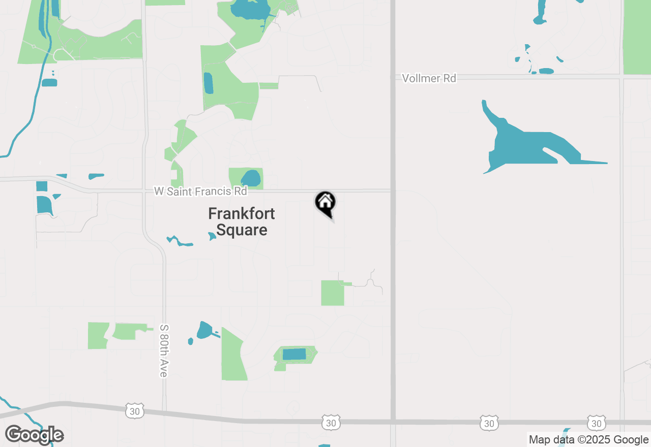 Map of 20408 S Grand Prairie Lane, Frankfort, IL 60423