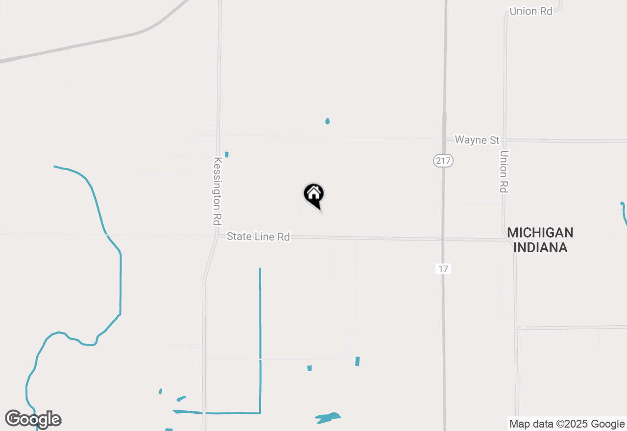 Map of 71423 State Line Drive, Union, MI 49130