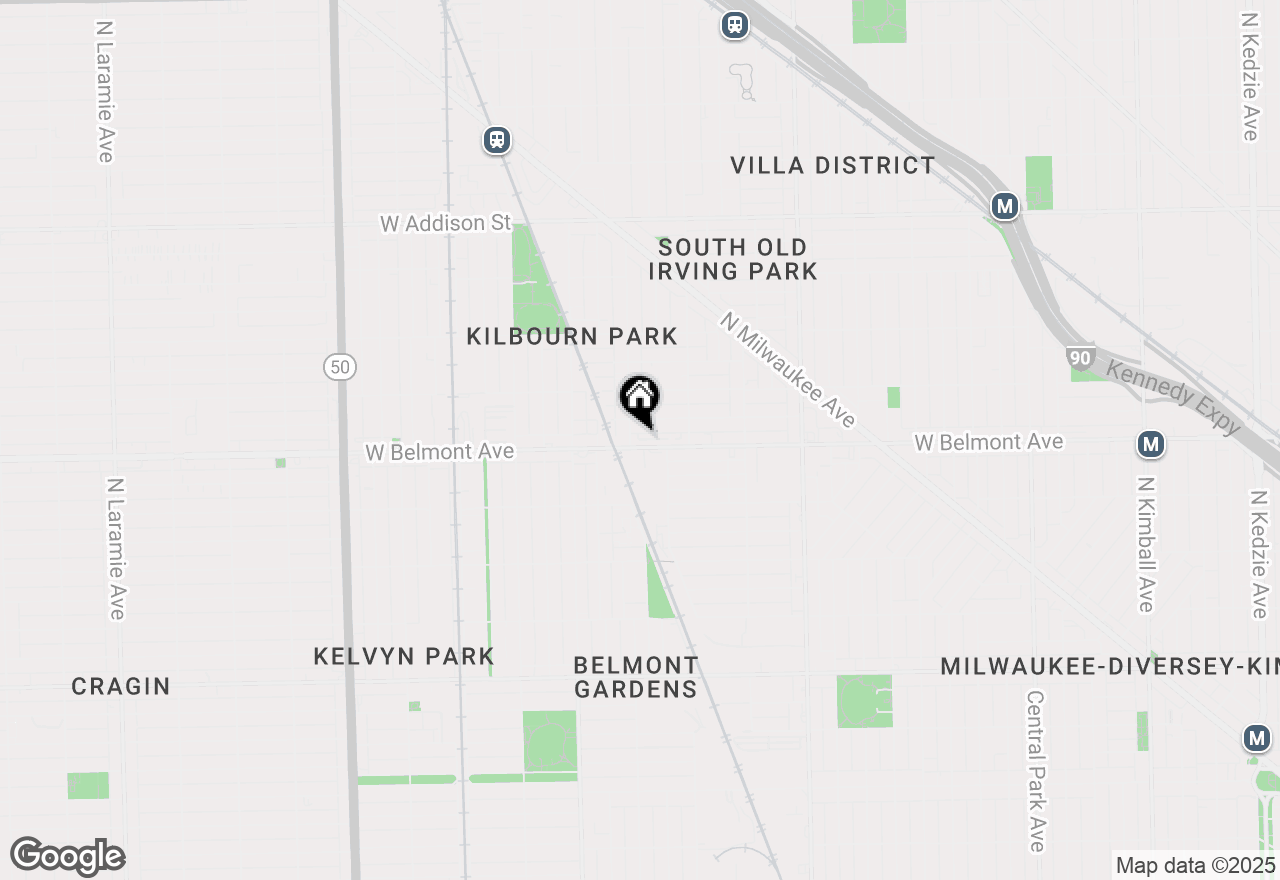 Map of 4252 W Belmont Avenue, Chicago, IL 60641