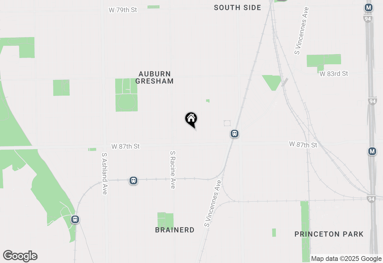 Map of 8611 S Aberdeen Street, Chicago, IL 60620