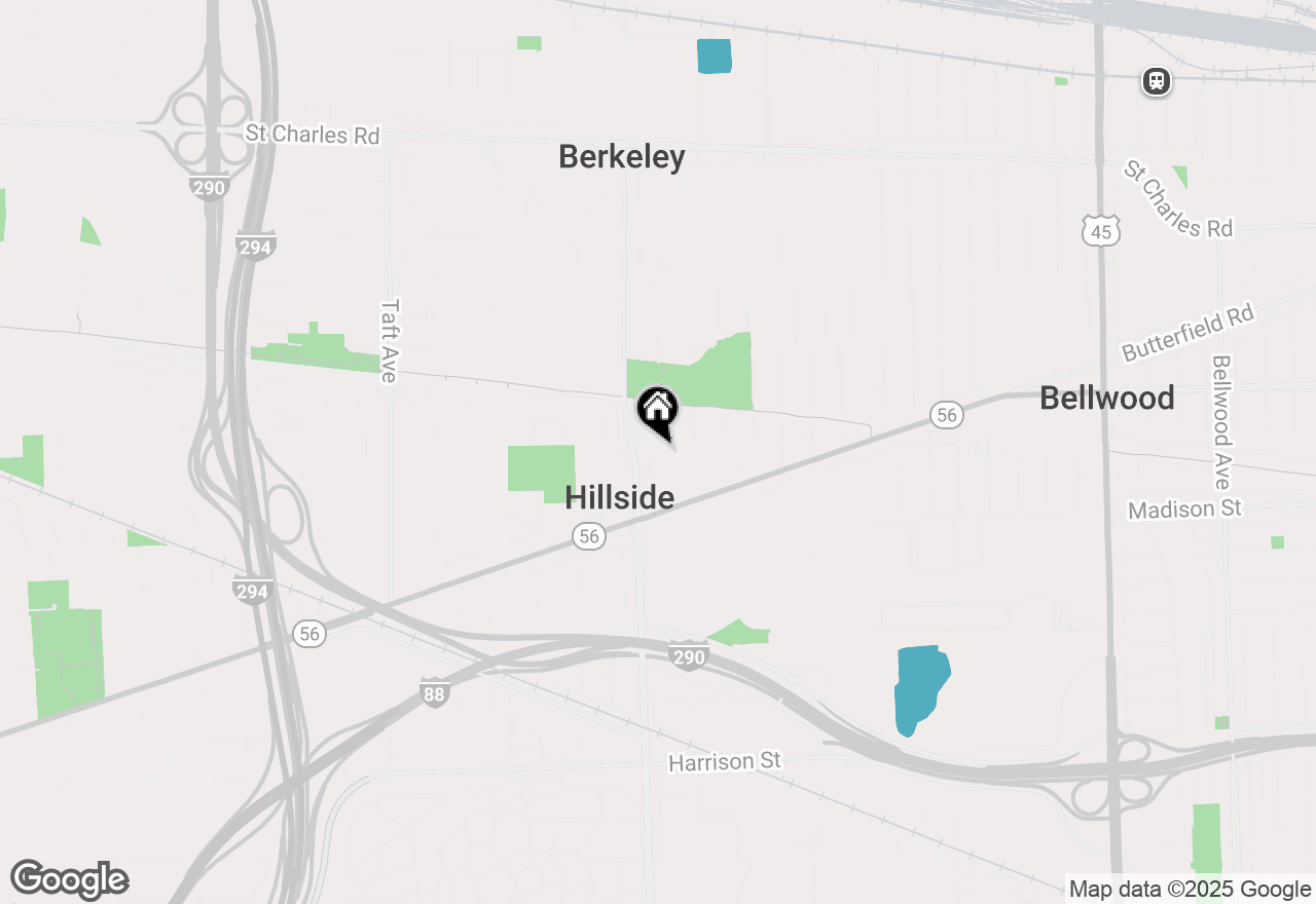 Map of 514 Iroquois Road, Hillside, IL 60162