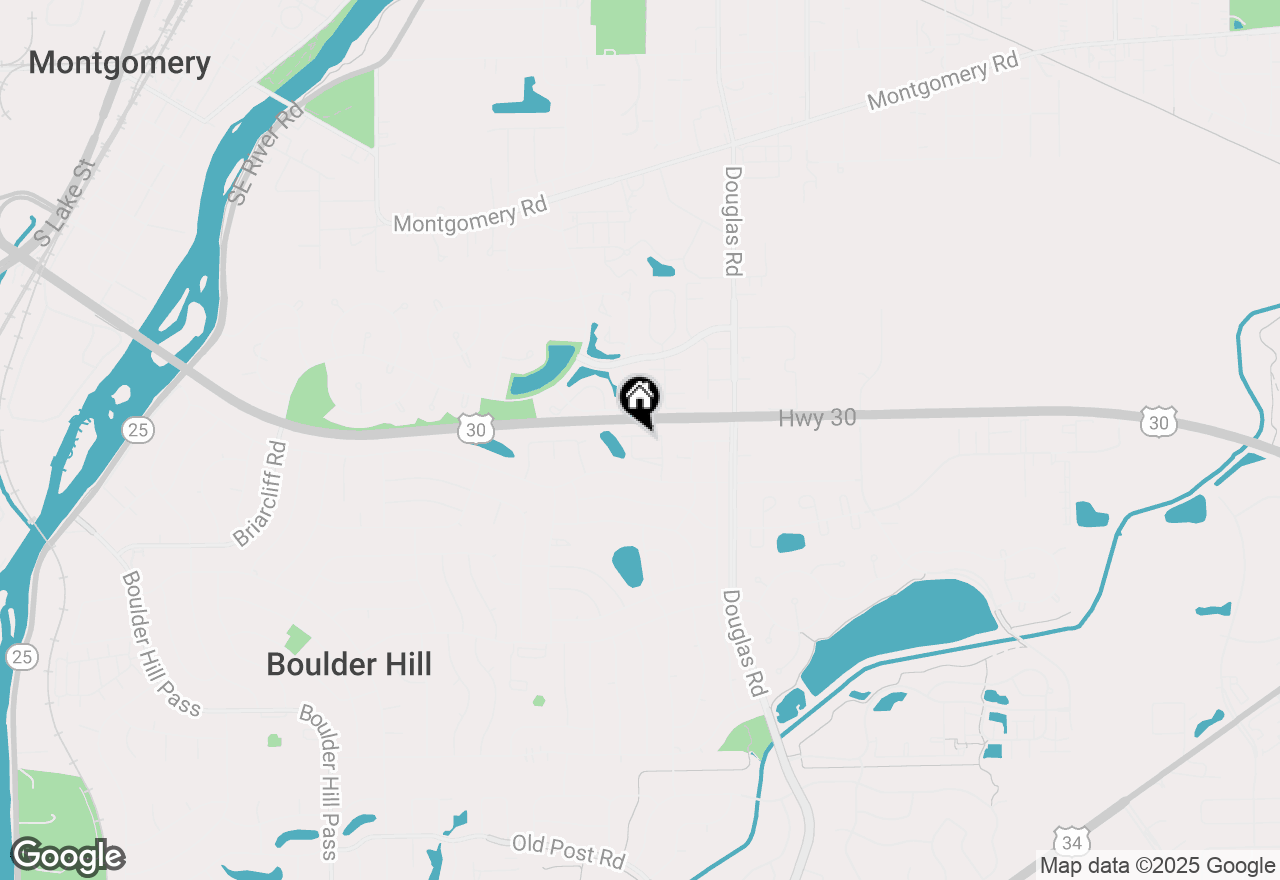 Map of 36 Fallcreek Circle, Montgomery, IL 60538