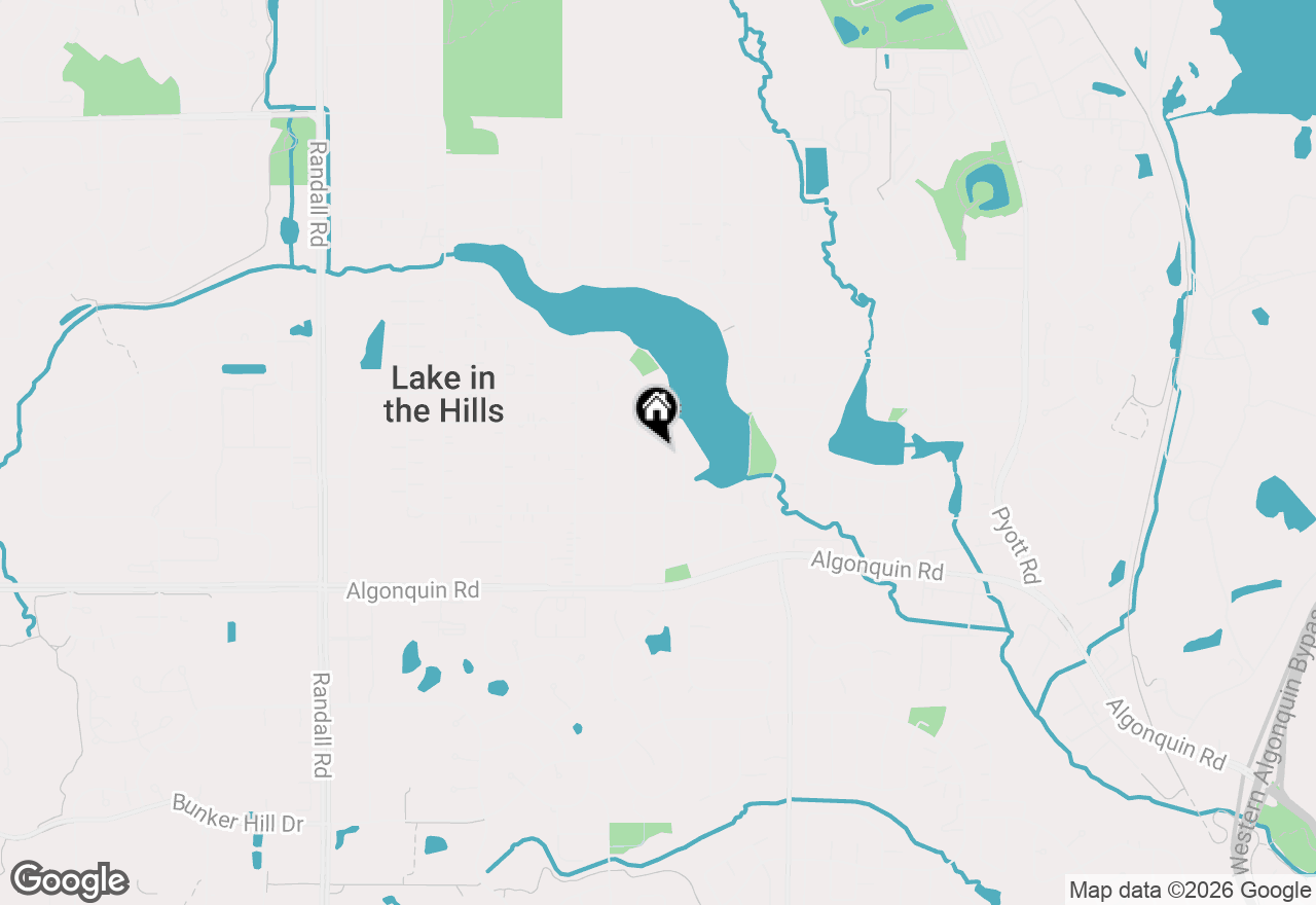 Map of 119 Lake Drive, Lake In The Hills, IL 60156