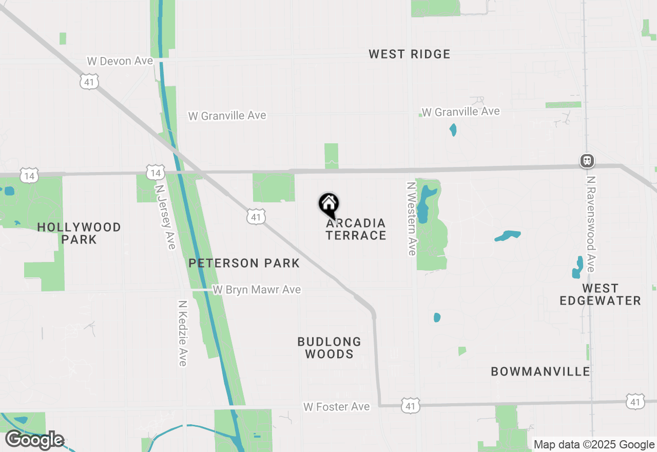 Map of 5809 N Washtenaw Avenue, Chicago, IL 60659