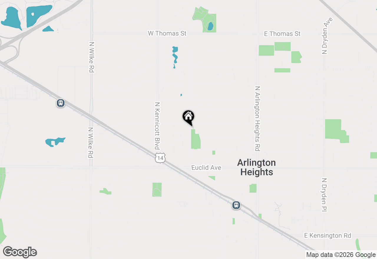 Map of 824 N Ridge Avenue, Arlington Heights, IL 60004