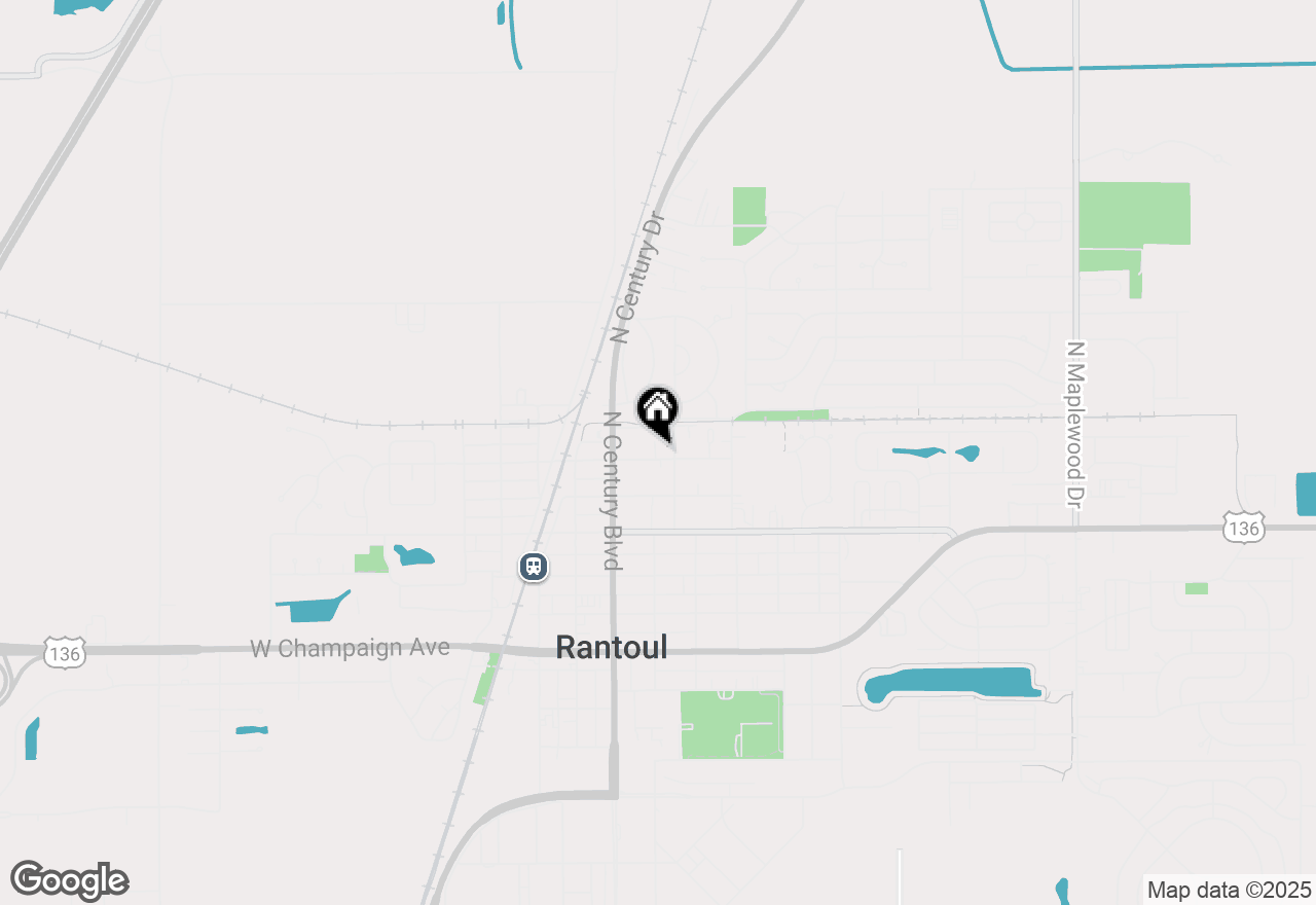 Map of 335 E Campbell Avenue, Rantoul, IL 61866