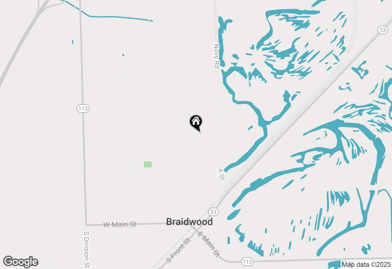 Map of 246 Teal Lane, Braidwood, IL 60408