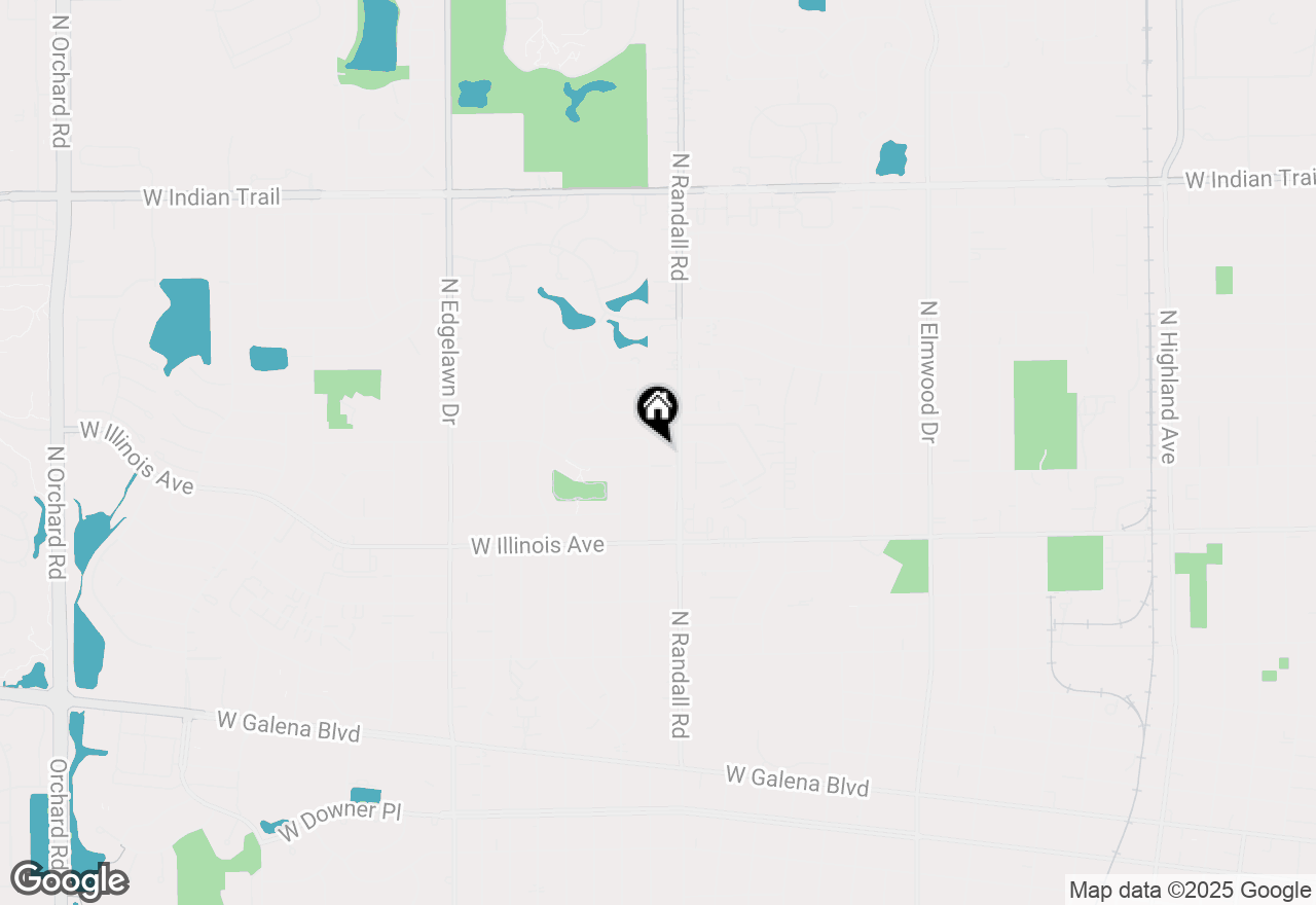 Map of 811 N Glenwood Place, Aurora, IL 60506