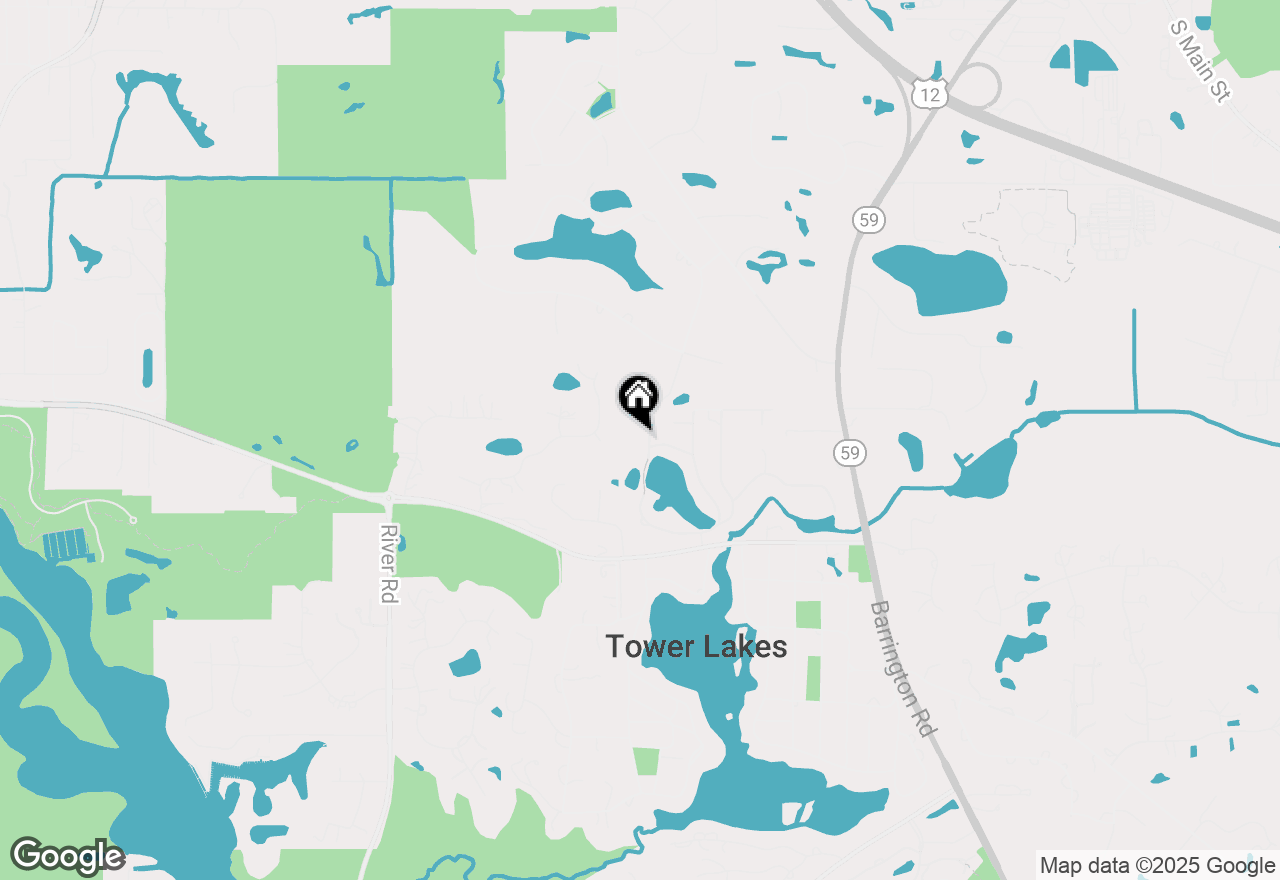 Map of 226 Bays Place, Tower Lakes, IL 60010