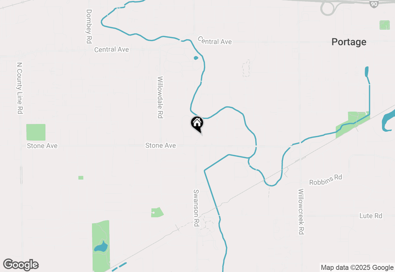 Map of 2974 Glenwood Street, Portage, IN 46368