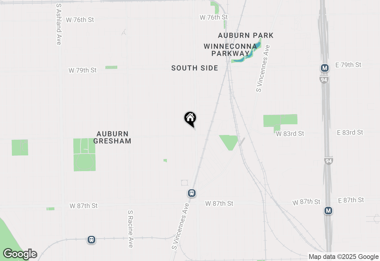 Map of 8243 S Green Street, Chicago, IL 60620