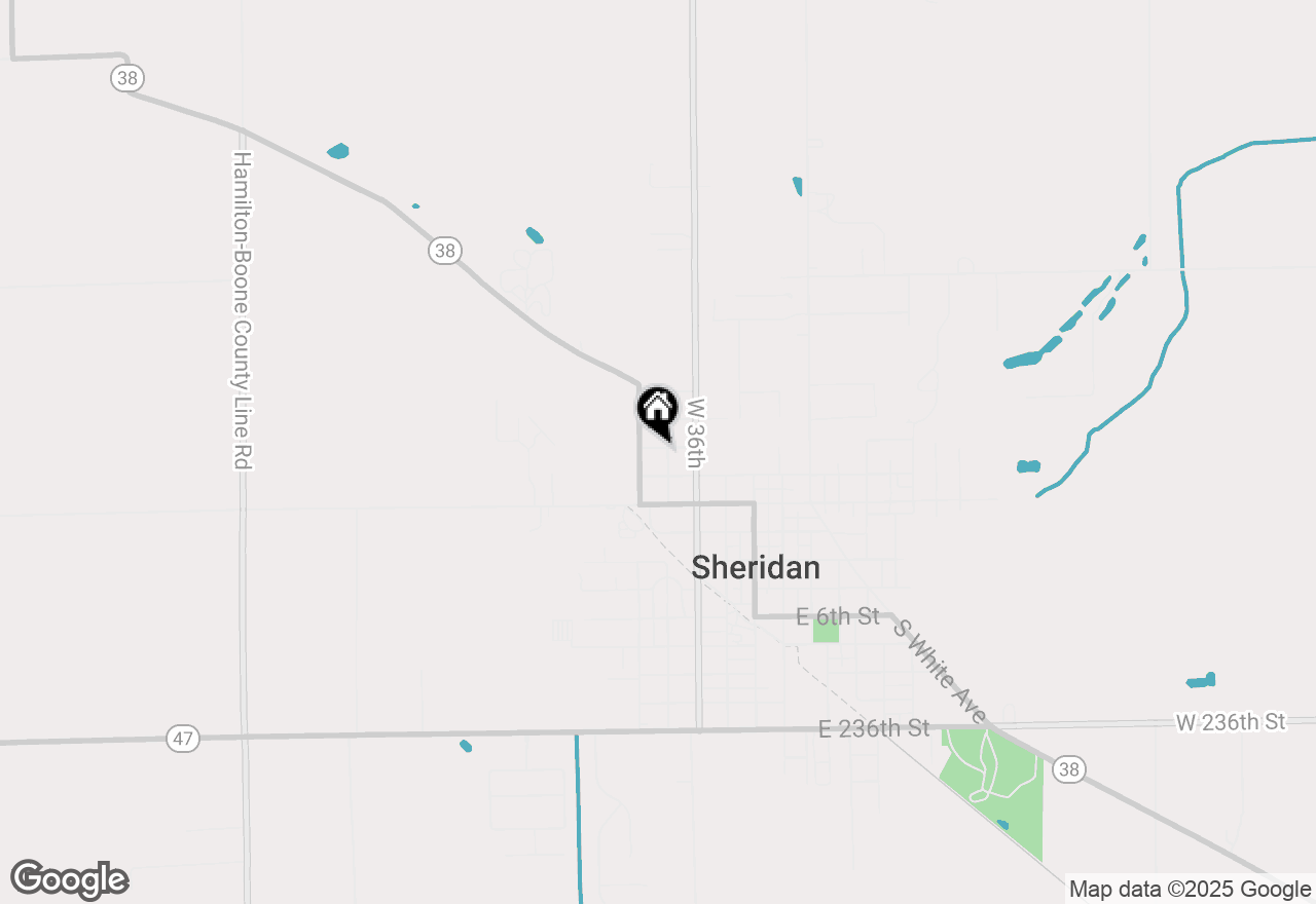 Map of 106 N Blake Street, Sheridan, IN 46069