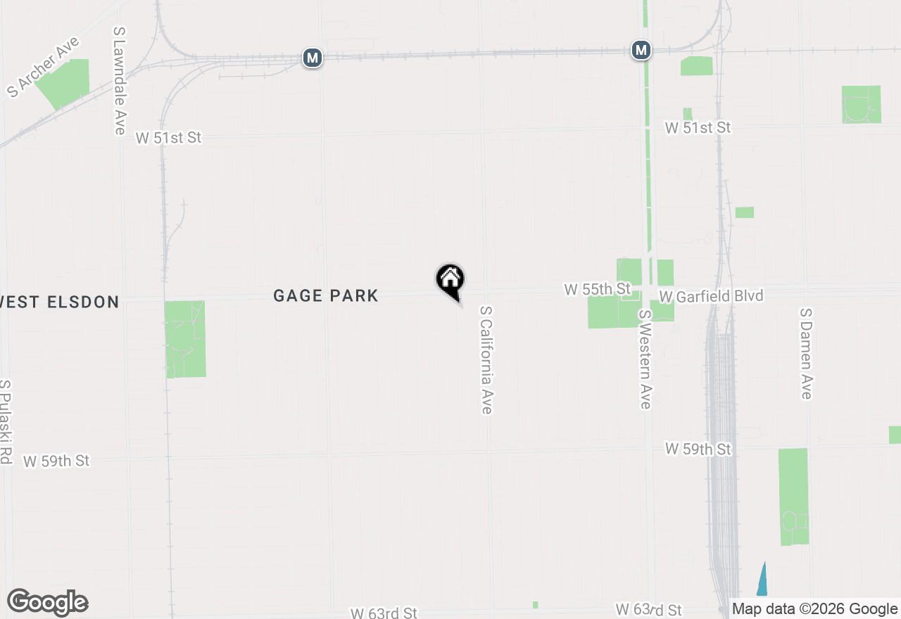 Map of 5525 S Francisco Avenue, Chicago, IL 60629